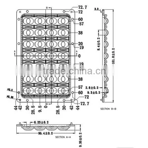 28 Led Pcb With 28w Optical Lens for Streetlight Gas Station thumbnail-5