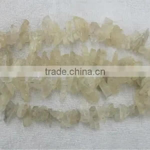 Wholes Natural Rough Kunzite Gemstone Beads 0104 thumbnail-1