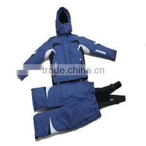 2013 New Nylon Taslon Waterproof Boys Fashion Blue Ski Suits for Kids Ski Jackets and Pants Suits in Ski & Snow Wear Quality Choice thumbnail-1