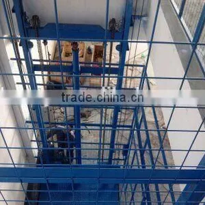 Lead Rail Hydraulic Cargo Lift/hydraulic Lift Elevator/fixed Chain Lift Platform/ Arm Lift Platform thumbnail-4