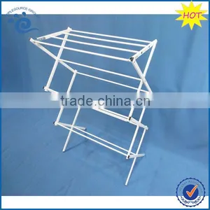 Foldable Clothing Rack Supplier RS43B014 72.5*36*109cm Powder Coated Steel Crossed Clothes Airer thumbnail-1