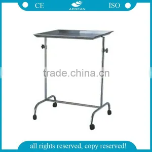 AG-SS029 Top Quality! Adjustable Stainless Steel Anesthesia Table thumbnail-1