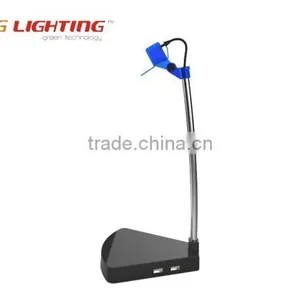 Touch Sensor Cordless LED Light Desk Table Reading Lamp-White thumbnail-4