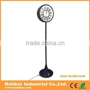 Metal Material Led Stand Clock With Colorful Numbers Light thumbnail-1