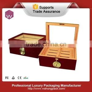 Custom Design Humidor Cigar Box With Window thumbnail-3
