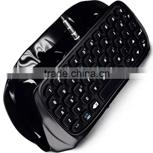 Propshiping Black Bluetooth Mini Wireless Chatpad Message Keyboard for Sony Playstation 4 PS4 Controller Gmaepad thumbnail-6