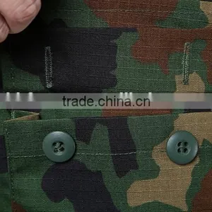 New Polygon Woodland Camo Polyester/ Cotton African Military Uniform thumbnail-6