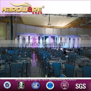 LED Crescentwedding Banquet Table,golden Half-moon Wedding Table thumbnail-5
