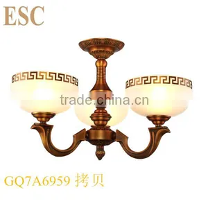 The SPANISH Marble Copper Chandelier thumbnail-2