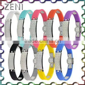2016 Popular Magnetic Health Care Silicone Bracelet thumbnail-6
