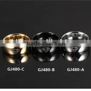 316L Stainless Steel Hot Sale Jewelry Fashion 2016 Supper Hero Man Sexs Ring thumbnail-6