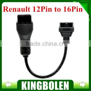 12 Pin OBD 2 Connector For Renault Adapter Car Accessories Diagnostic Extension OBD Cable 16 Pin thumbnail-1