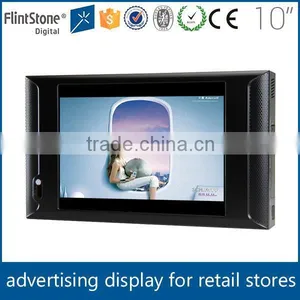 Flintstone 10 Inch Advertising Display, Small Digital Displayer Monitor, 10" Motion Activated Player Shelf Player thumbnail-1