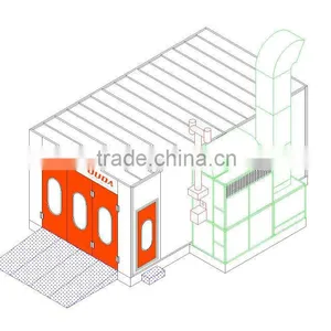Cheap Car Paint Booth Oven Used Automotive Tools for Sale Paint Room thumbnail-1