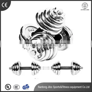 Stainless Steel Dumbbell Men Bodybuilding Dumbbell Fitness Electroplating Dumbbell With 1-50kg Supplier's Choice thumbnail-1