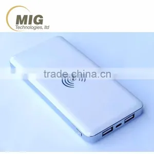 For Samsung S6 10000mAh Mobile Power Bank Wireless Charger Charging Pad Qi-Enabled Phones thumbnail-2