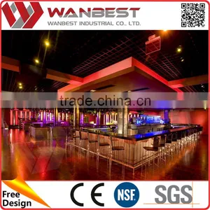 Night Club Decor Nightclub Bar Counter Modern Led Bar Counter Factory thumbnail-1