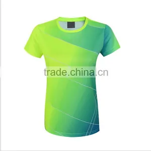 2016 Custom Wholesale Comfortable Woman Running Tshirt thumbnail-6
