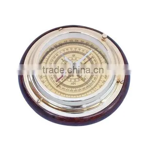 Nautical Solid Brass Large Directional Desktop Compass 13436 thumbnail-2