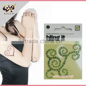 Body Tattoos Diamond Crystal Stickers/jewel Tattoo Sticker/adhesive Body Tattoo Sticker thumbnail-1