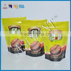 Nuts Food and Custom Printing Coffee Customized Plastic Zipper Bags thumbnail-1
