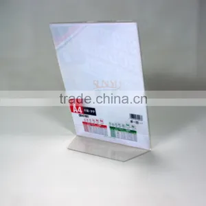 Design Made Silk Screen Acrylic PMMA /Acrylic Menu Holder thumbnail-5