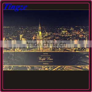 New Arrival Korean Style New View Wall Decor, DIY Germany Hamburg Scratch Night View thumbnail-1