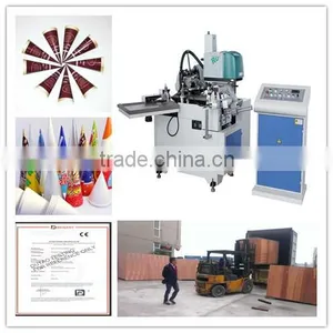 Ice Cream Paper Cone Sleeve Making Machine thumbnail-6