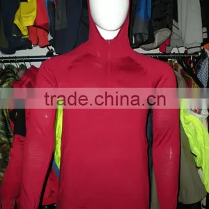 2016 Spring New Design Merino Wool Hooded Running Wear thumbnail-1