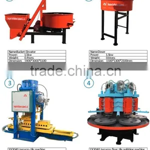 Advanced Design Concrere Floor Tile Making Machine Price/Ceramic Floor Tile Manufacturer Paving Floor Tile Making Machine thumbnail-5
