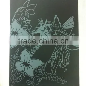 Flower Inkjet Engraving Card/Scratch Art Foil Paper/foil Card/Scratch Foil Paper Engraving Art Quilling Art Paper thumbnail-1