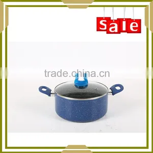 Pressed Aluminium Non Stick Metallic Coating Soup Pan thumbnail-1