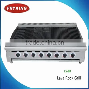 Gas Uniform Heating Lava Rock BBQ Grill thumbnail-1