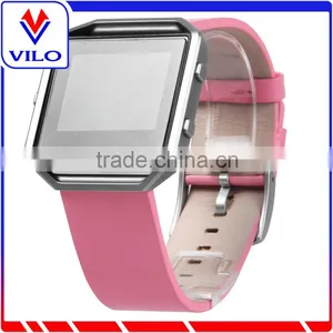 Classical Genuine Leather Watch Band for Fitbit Blaze Leather Real Strap thumbnail-1