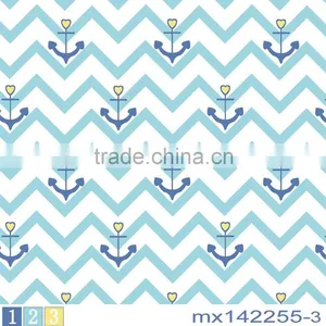 Wave Anchor Print Nylon Spandex Lycra Fabric Suppliers thumbnail-3