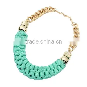 2015 Factory New Products Handmade Fabric Necklace thumbnail-2