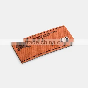 Popular Jeans Leather Patches Leather Labels for Clothing and for Man thumbnail-2