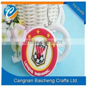 Promotional Soft Rubber Key Chain With 3D Oval Shape Supplies Best Price and Quality in Custom Logo and Brand thumbnail-5