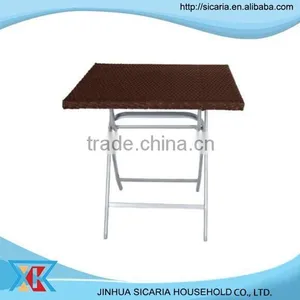 Coffee/patio Fashion Rattan Folding Table thumbnail-1
