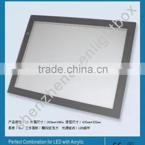 Acrylic Panel Dimmable Ultra Thin LED Light Tattoo Copy Board thumbnail-1