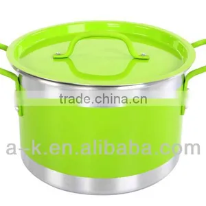 Aluminum Color Painting Cooking Pot thumbnail-1