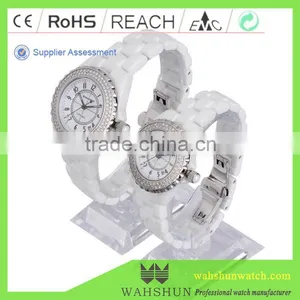 Luxury White Ceramic Watches With Ceramic Watch Band thumbnail-1