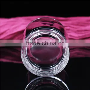 80*90 Round Wholesale Luxury Clear Scented Candle Glass Jar thumbnail-2