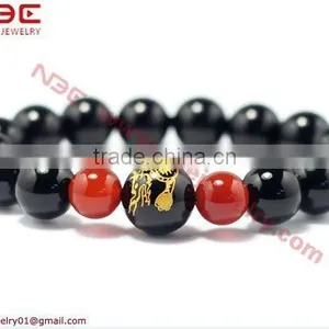 Natural Agate Costume Jewelry With Dragon Design thumbnail-1