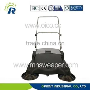 Dual Side Brushes Manual Floor Sweeper OR40 Manual Push Sweeper for Indoor/ Outdoor Sweeping thumbnail-3