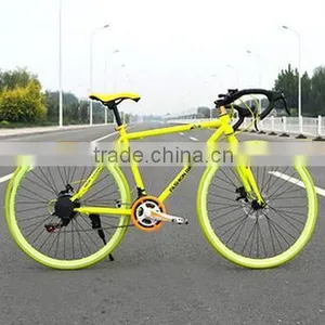 26-inch Road Bike 21 Speed High Carbon Steel Dual Disc Brakes Road Bike thumbnail-1