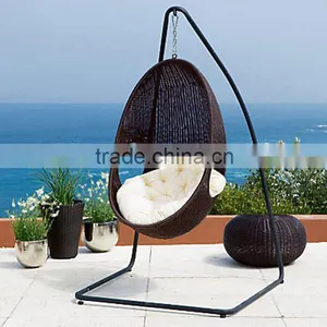 Outdoor Sgs Tested pe Rattan Garden Swing thumbnail-3