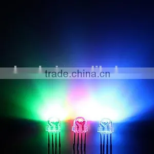 Wholesale High Brightness 4pins 5mm Rgb Led Strawhat Common Anode thumbnail-3