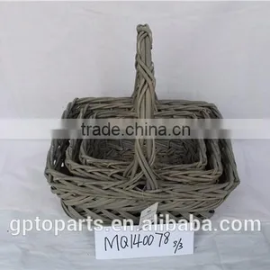 Eco-friendly Cheap Small Willow Baskets With Handles Cheap Wicker Baskets thumbnail-3