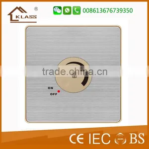 1 Gang 32A Switched Socket (W/N),British Standard Modern Electrical Wall Switch thumbnail-3